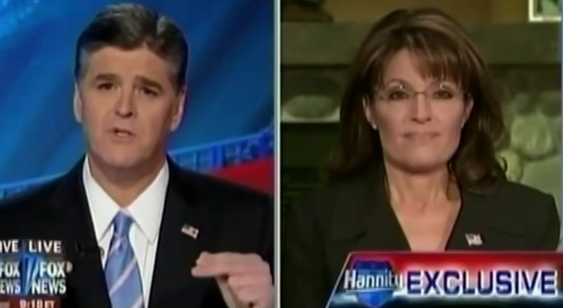 Palin Hannity Fox News Correspondents