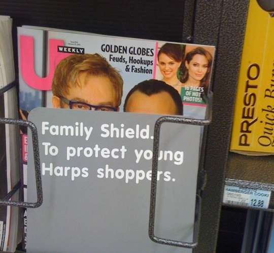 Why Is A Grocery Store Censoring Elton’s Us Weekly Cover?