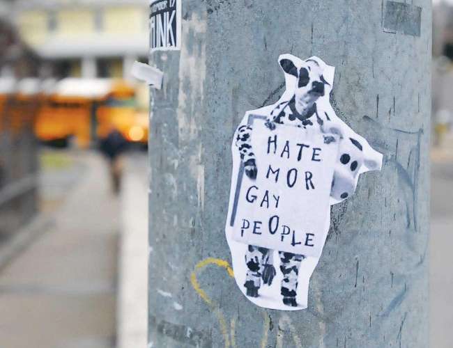 Chick-Fil-A Cow: Hate Mor Gay People