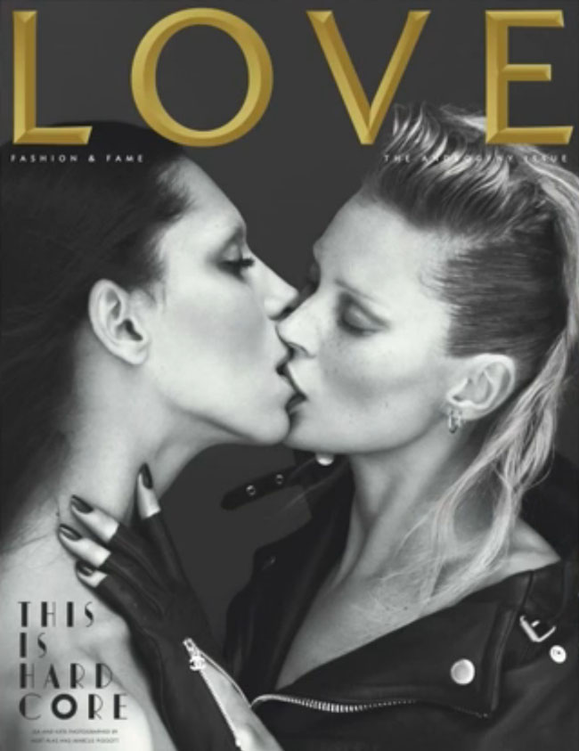 lea t, kate moss, love, kiss gay blog, gay news, gay friendly
