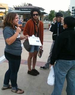 CFAC_petition Gay blog: CFAC petitions at a CA mall