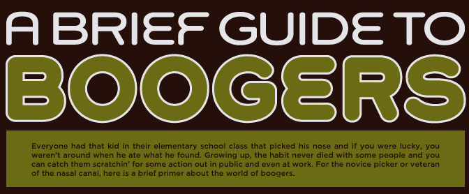 A Brief Guide To Boogers (Infographic)