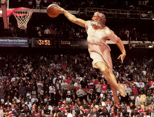 gay blog: where is he now slam dunk where is he now, we found god, where is god, god slam dunk, god basketball