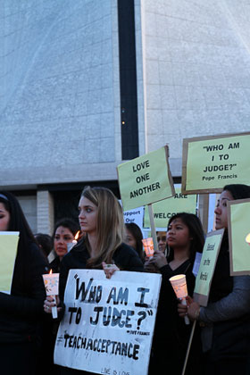 More Activists from Ash Wednesday demonstration at St. Mary's. (via John Bare @JBinSFO)