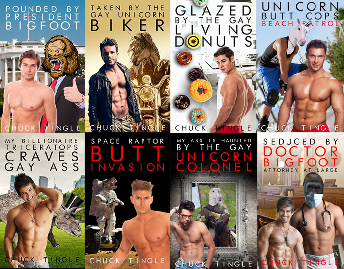 Gay Space Raptors, Pounded By Bigfoot, And Buttception: The Incredible Erotic World of Chuck Tingle