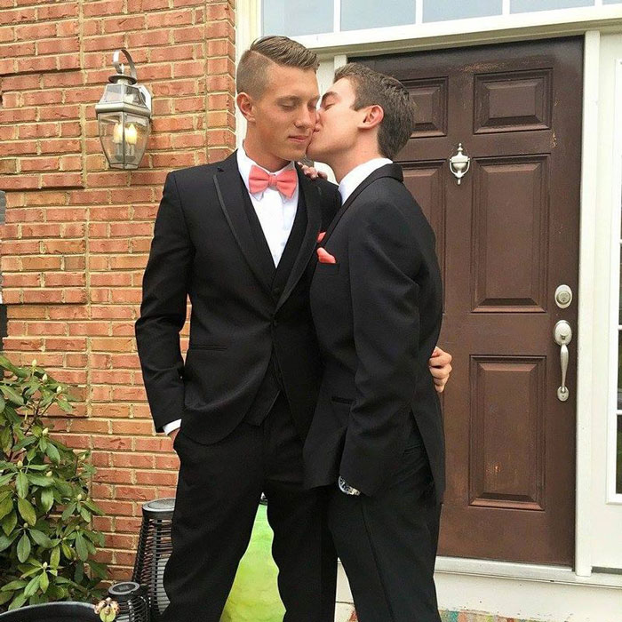 Michael Martin, Logan Westrope, gay, couple, prom, west virginia, same-sex, outsports