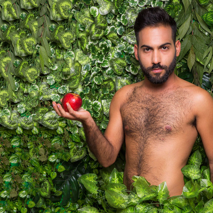 Adam and Steve, Israeli AIDS Task Force, Adam and Eve, It's Better to Know, HIV, gay blog, naked, shirtless, queer blog, LGBT blog