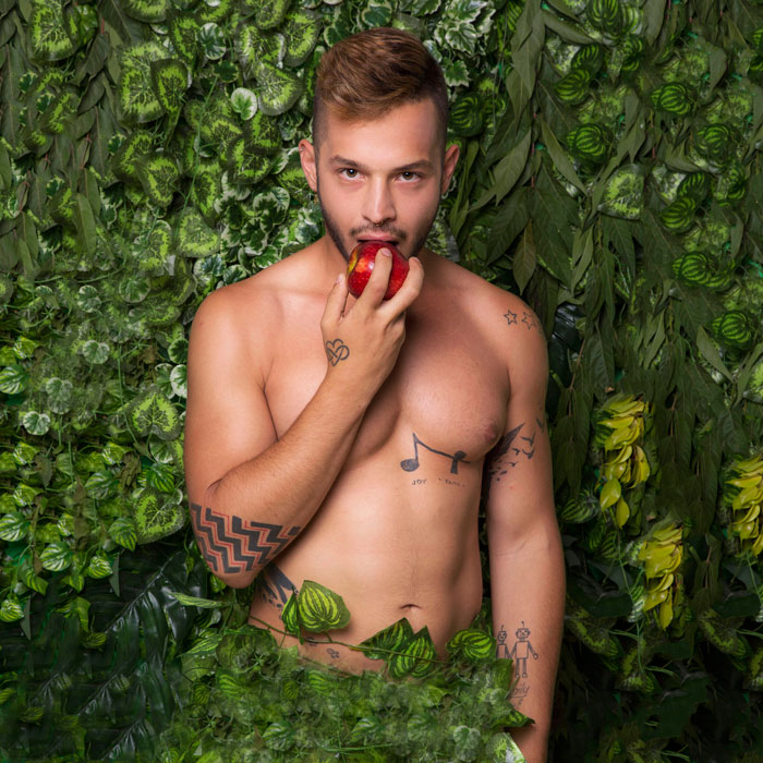 Adam and Steve, Israeli AIDS Task Force, Adam and Eve, It's Better to Know, HIV, gay blog, naked, shirtless, queer blog, LGBT blog