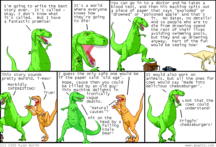 gay blog:dinosaur comics