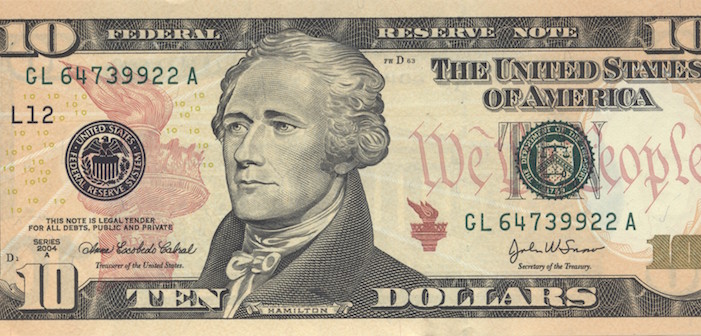 The Treasury Is Putting A Woman On The $10 Bill Next To Hamilton