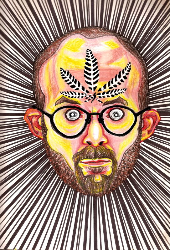 Bryan Lewis Saunders, Drugs, Self-Portraits, Art