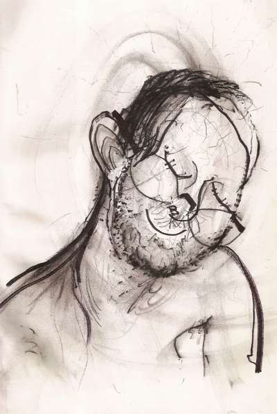 Bryan Lewis Saunders, Drugs, Self-Portraits, Art