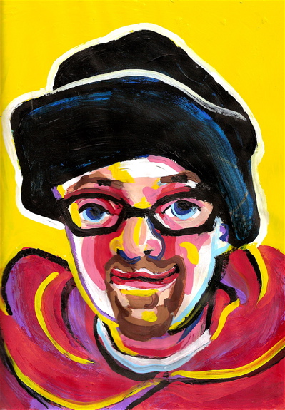 Bryan Lewis Saunders, Drugs, Self-Portraits, Art