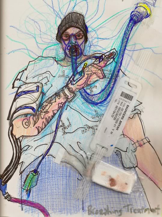 Bryan Lewis Saunders, Drugs, Self-Portraits, Art