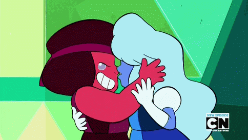 Ruby and Sapphire, Steven Universe, cartoon network, lesbian, gay couple