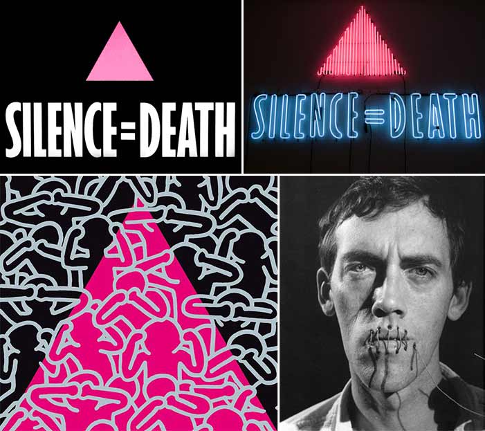 Silence = Death, AIDS, HIV, art, David Wojnarowicz, Keith Haring, Gran Fury