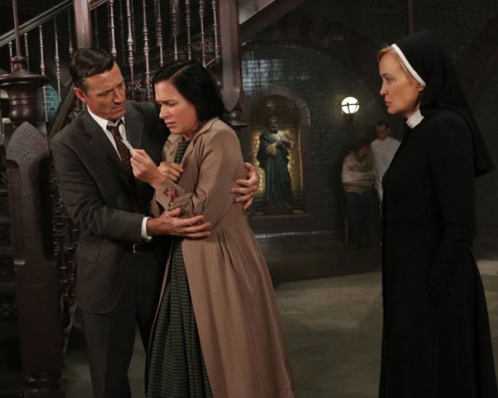 American Horror Story, AHS, Asylum, Franka Potente, Anne Frank, nun, history