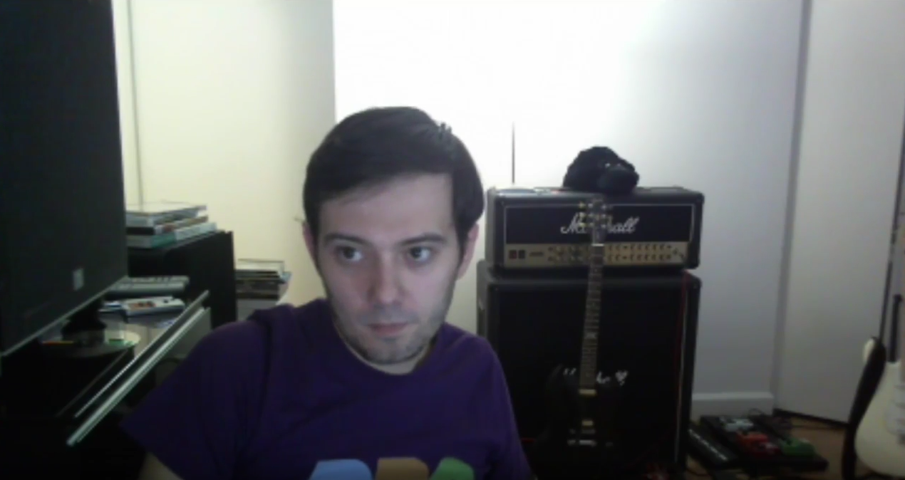 Martin Shkreli Youtube livestream