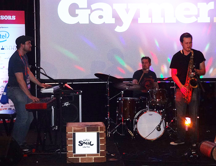 Super Soul Brothers, jazz, video game, music, band, GaymerX, GX3, VIP, pre-party, party, opening night
