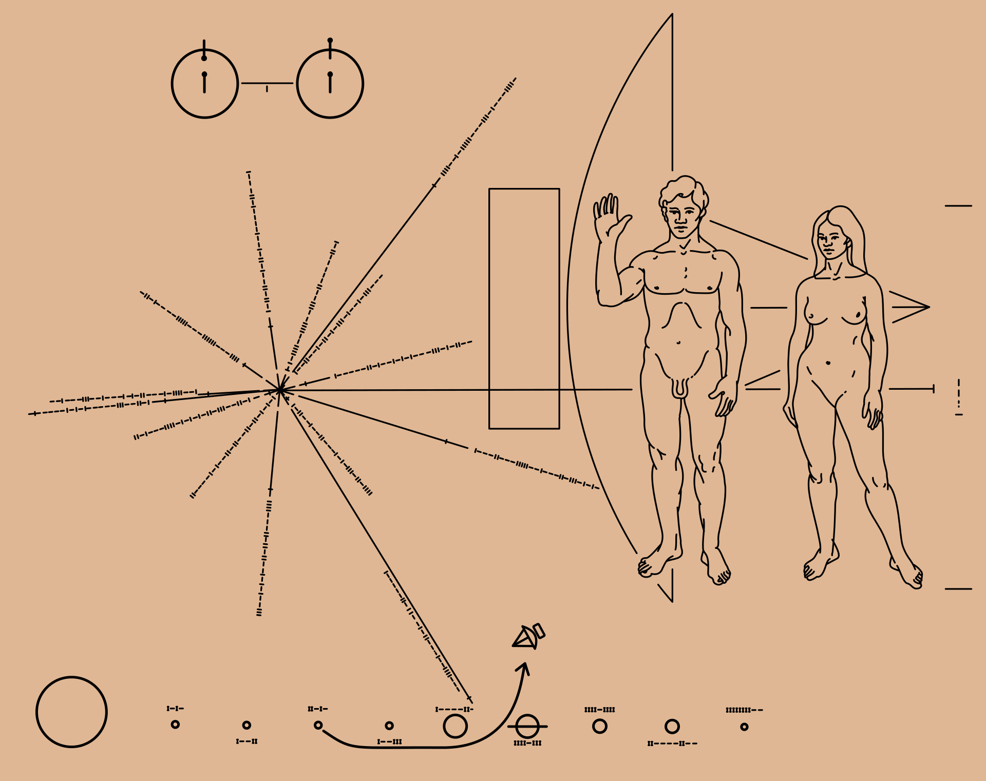 pioneer plaque, carl sagan, frank drake, seti
