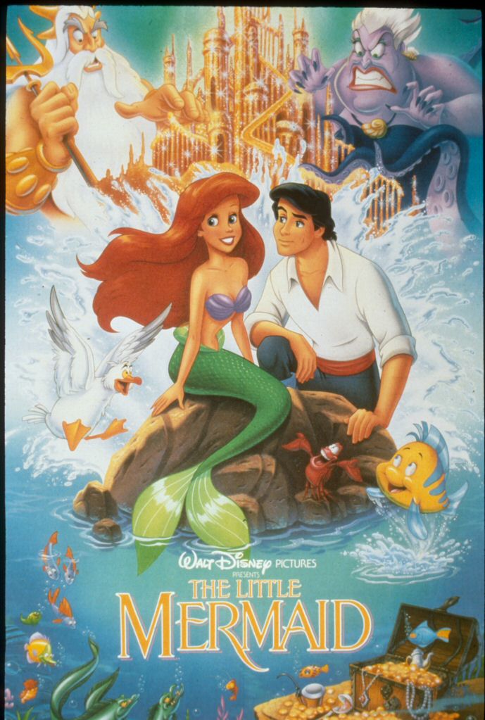 1989 Little Mermaid Poster