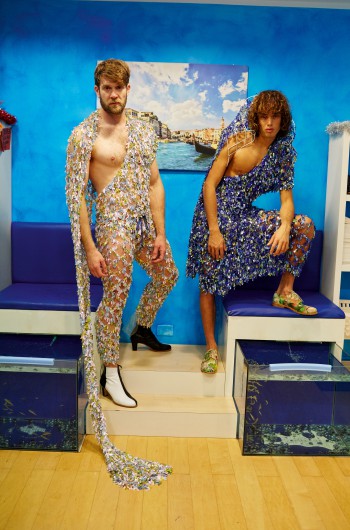 Colby Keller and Naleye by Juergen Teller for Vivienne Westwood