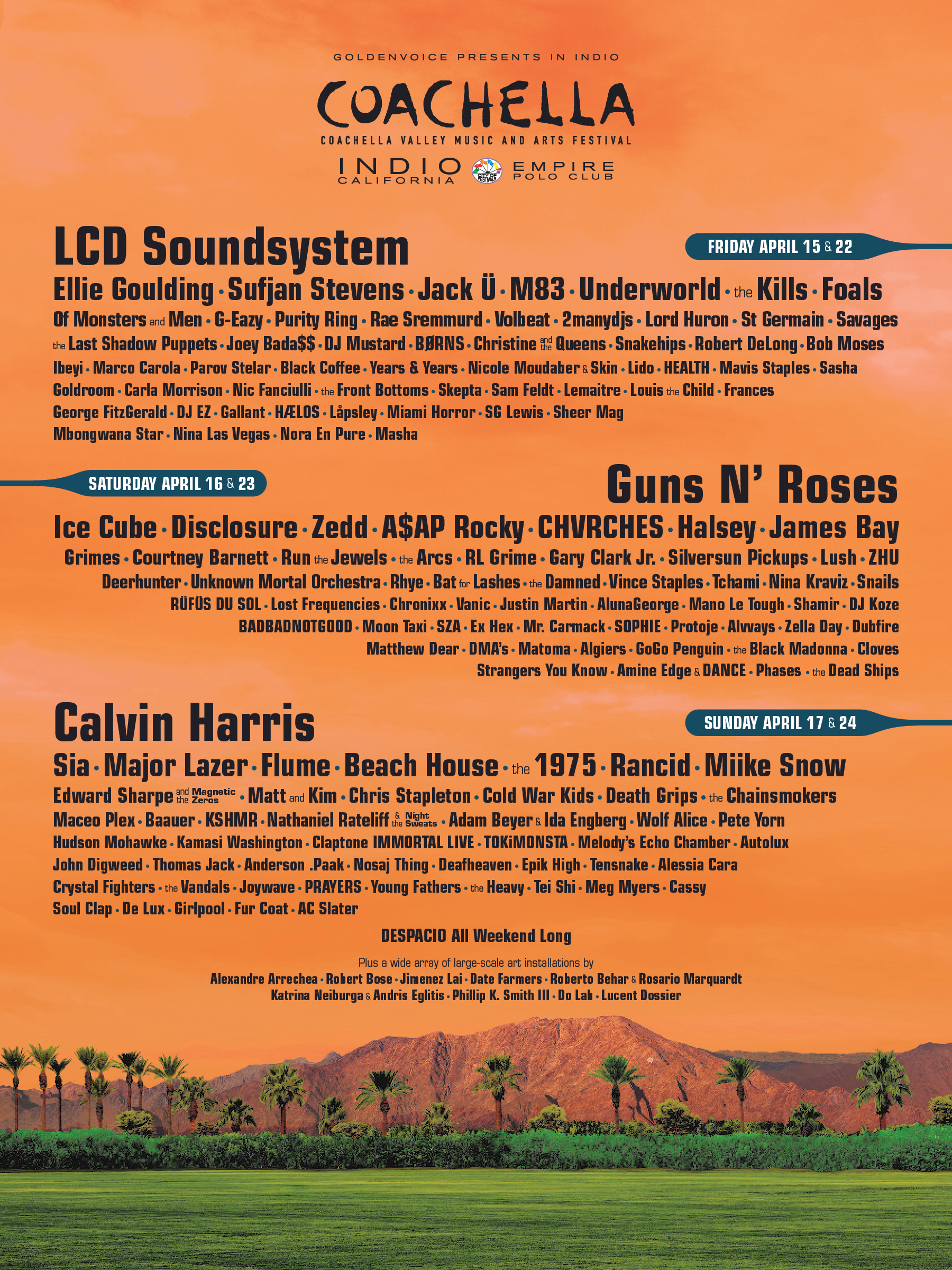 lineup