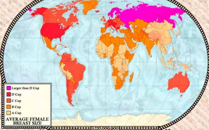 bra cup, size, breast, world map, Vargic, sexy, world