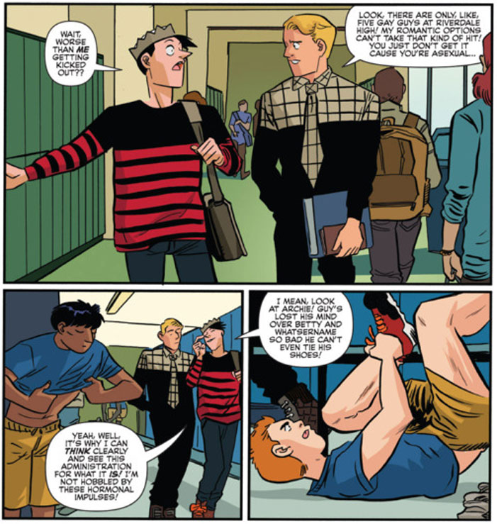Archie comics, Jughead, Kevin Keller, issue 4, asexual