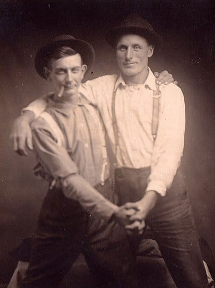 same-sex, couple, gay, men, male, partners, old timey, historic