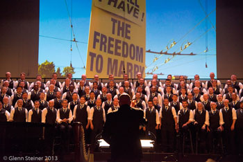 I Am Harvey Milk, San Francisco Gay Men's Chorus, SFGMC, choir, singing, freedom to marry, protest, concert