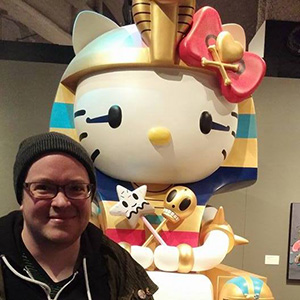Blake Chamberlain, transgender, writer, Facebook, Hello Kitty, rainbow, pharoah