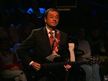Andras Simonyi, The Colbert Report, Comedy Central, electric guitar, eagle
