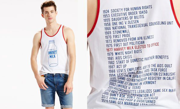 harvey milk, levi's, pride, 2016