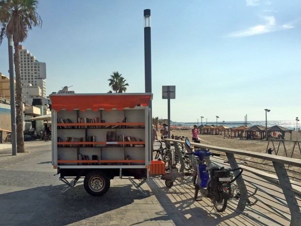 tel aviv, book, beach, israel, travel