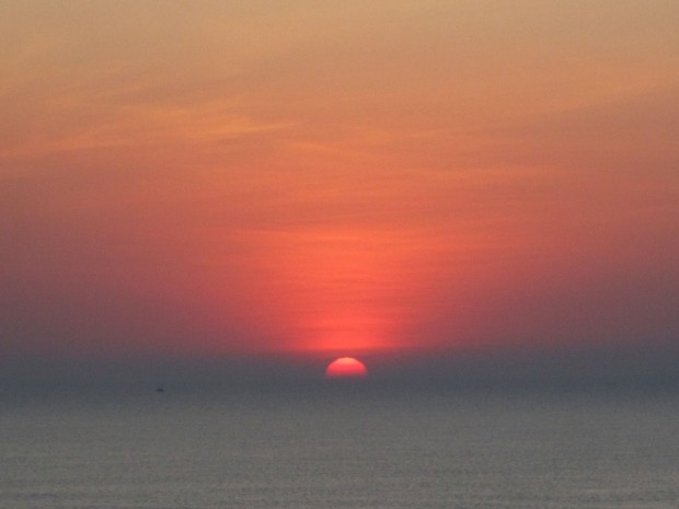 Om Beach, Gokarna, India, sunset