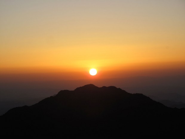 Mount Sinai, Egypt, sunrise