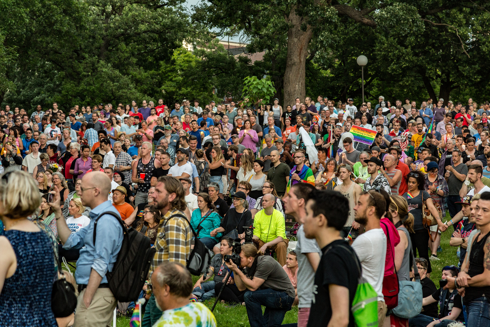 tony webster, loring park, minneapolis, orlando shooting, vigil
