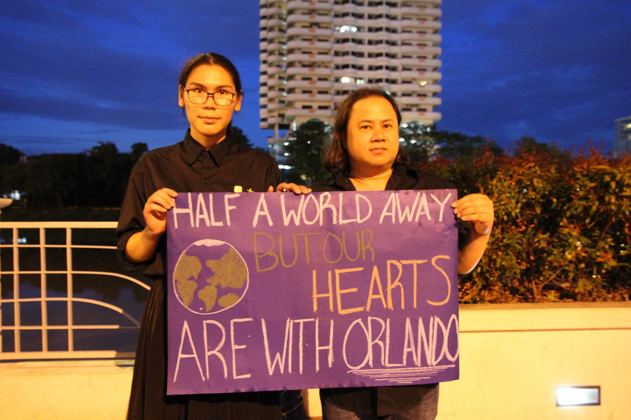 Chang Mai, Thailand, Orlando Shooting, Vigil