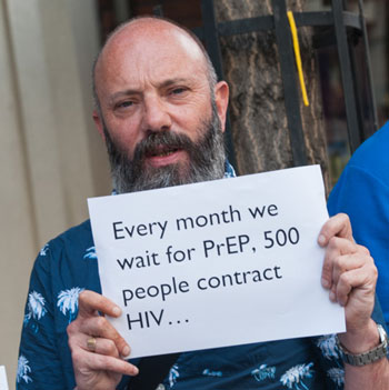PrEP, human rights, HIV, AIDS, HIV/AIDS, AIDS/HIV, healthcare, gay, men, protest, health, UK, England, U.K. NHS, N.H.S., access