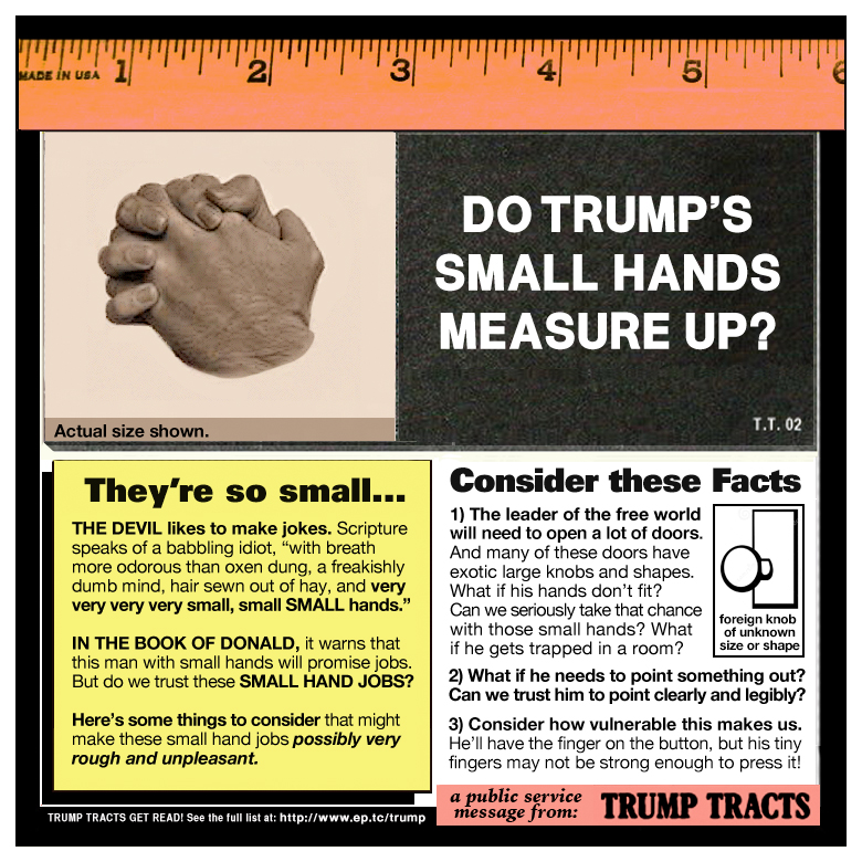 donald trump, ethan persoff, jack t. chick, satire