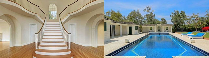 Mommie Dearest, pool, staircase