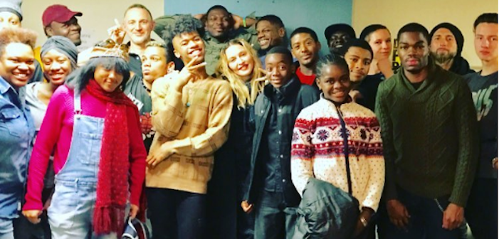 Madonna and Lady Gaga Hang with the LGBTQ Youth of New York’s Ali Forney Center
