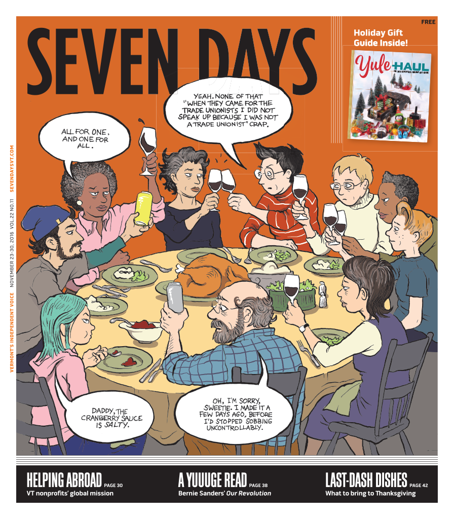 Seven Days, Alison Bechdel, Donald Trump, Thanksgiving, Dykes to Watch Out For