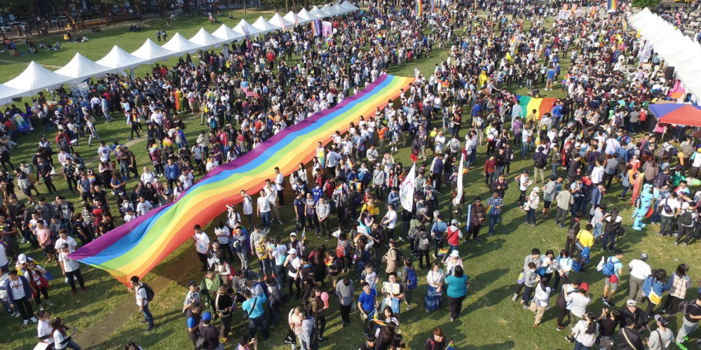 Taichung City, Taiwan, Celebrates Pride with a Record-Breaking Crowd of 20,000
