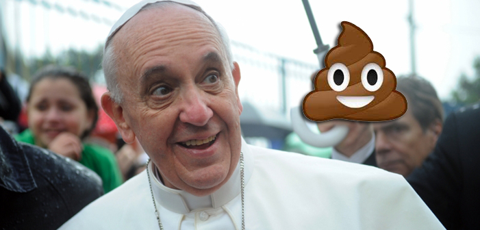 O Papa Compara as Pessoas que Compartilham Notícias Falsas às Pessoas que Comem Cocô