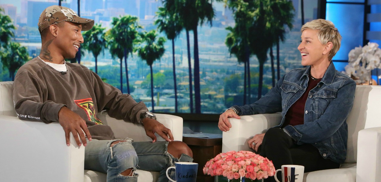 Watch Ellen and Pharrell Talk Kim Burrell’s Homophobic Remarks