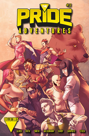 The Pride, Joe Glass, The Pride Adventures, LGBTQ, comic books, comics