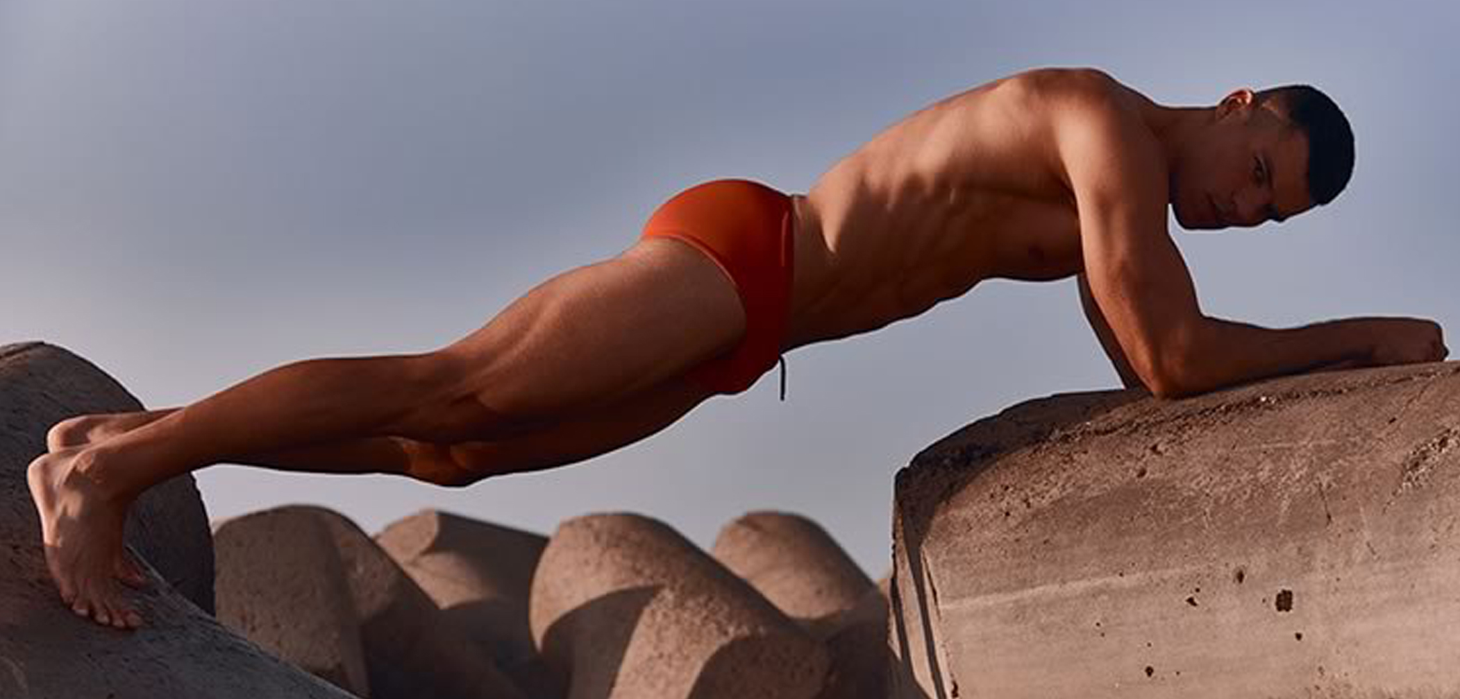 Brazilian Soccer Player Alexsandro Duarte and His Bulging Swimsuits Leave Little to the Imagination (Photos)