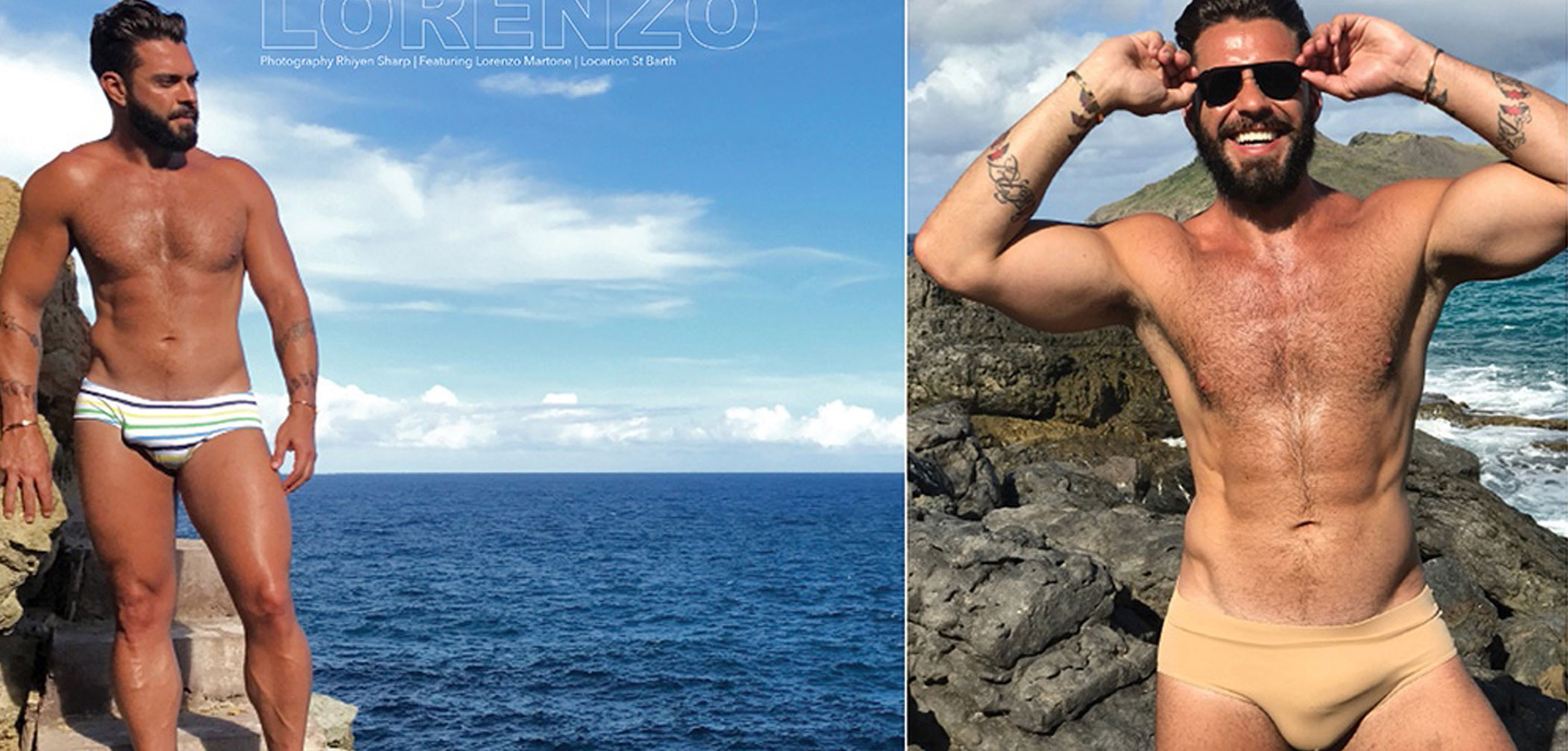 Beach Hunk Lorenzo Martone Causes a Midwinter Heat Wave (Photos)